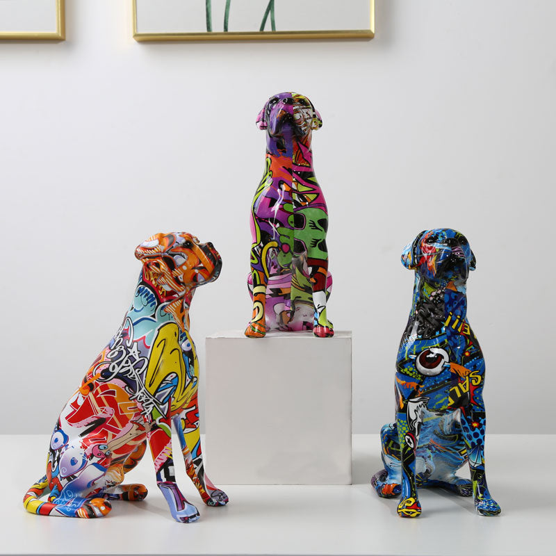 ArtZ® Boxer Nordic Painted Statue - Splentify