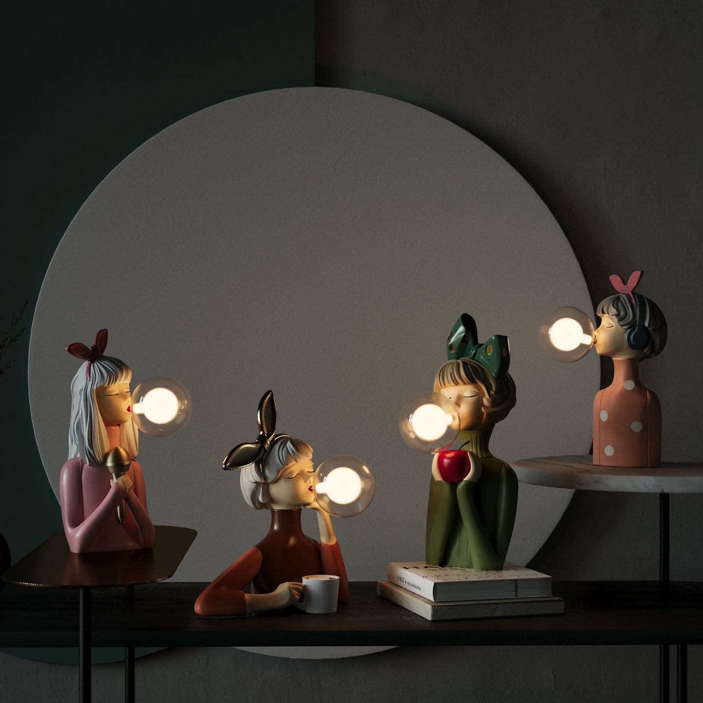 Handcrafted Glow Table Lamp - ArtisanLuxe