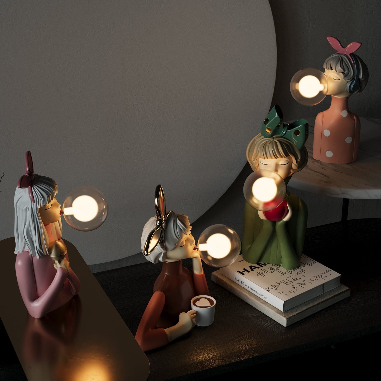Handcrafted Glow Table Lamp - ArtisanLuxe