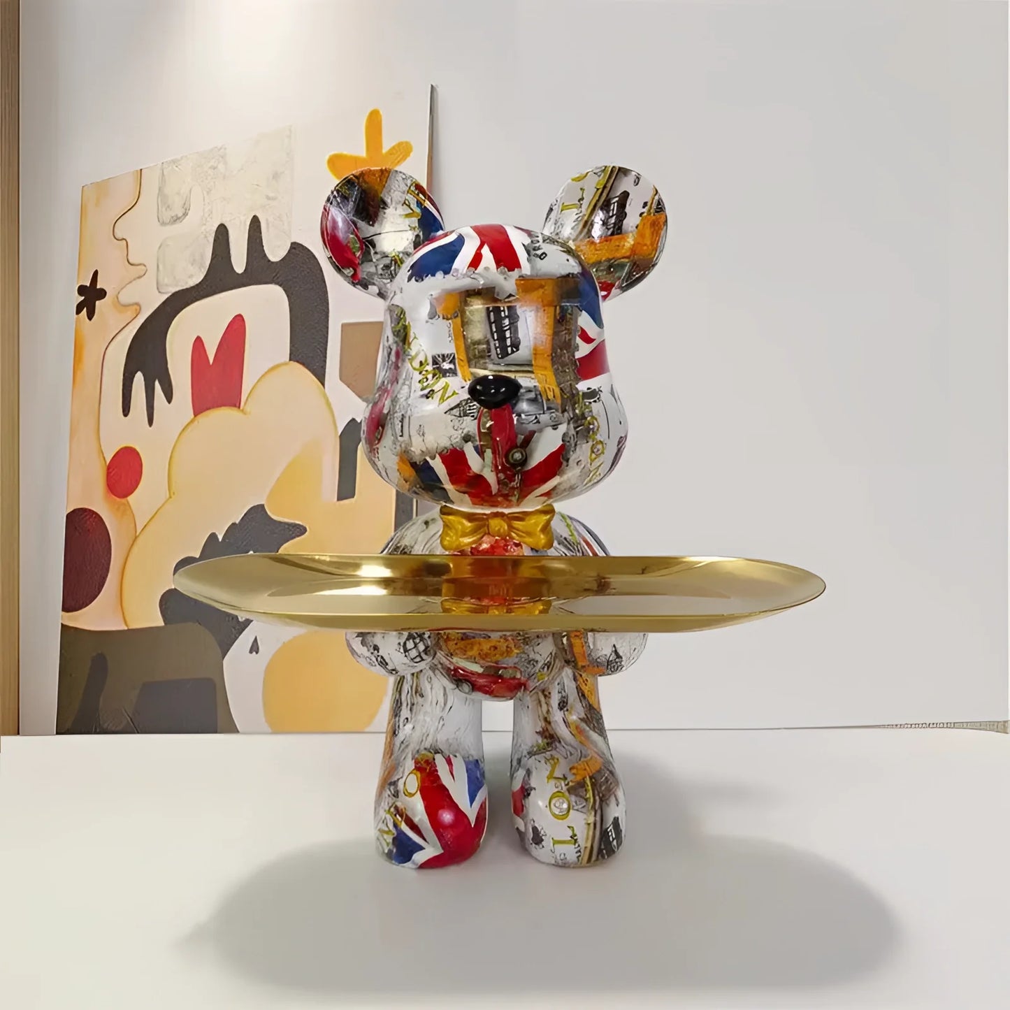Guardian of Charm - Artistic Bear Table Sculpture