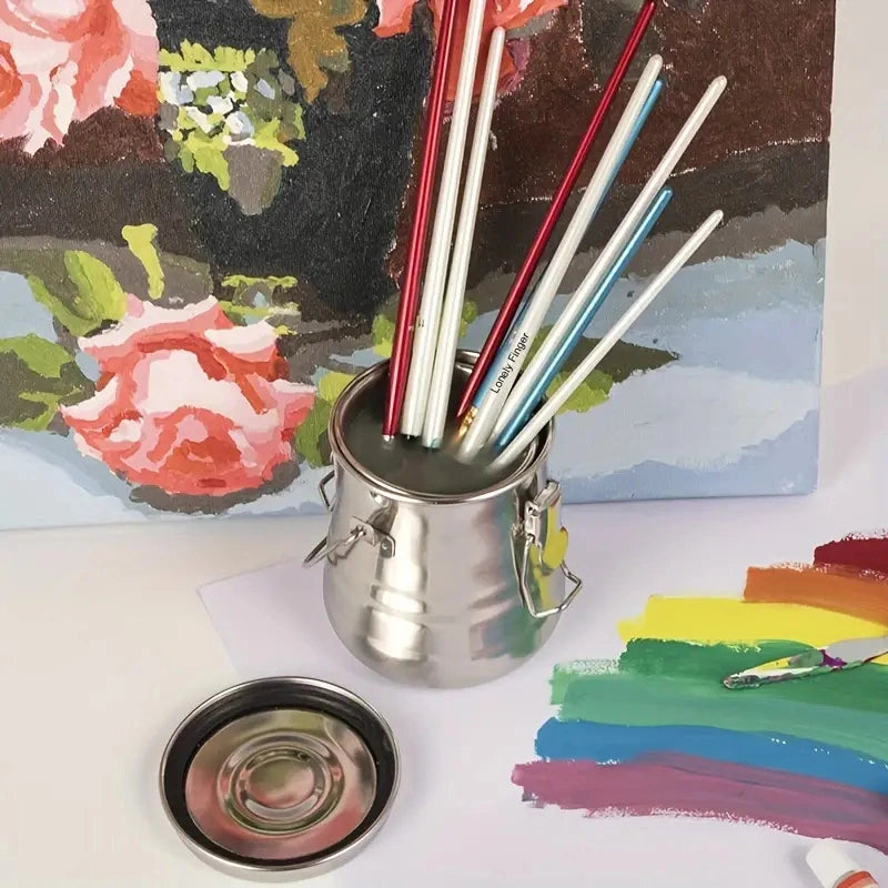Leak-Proof Brush Wash Pot