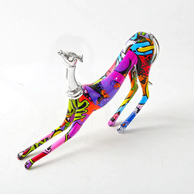 Artcharya Graffiti Greyhound Statue