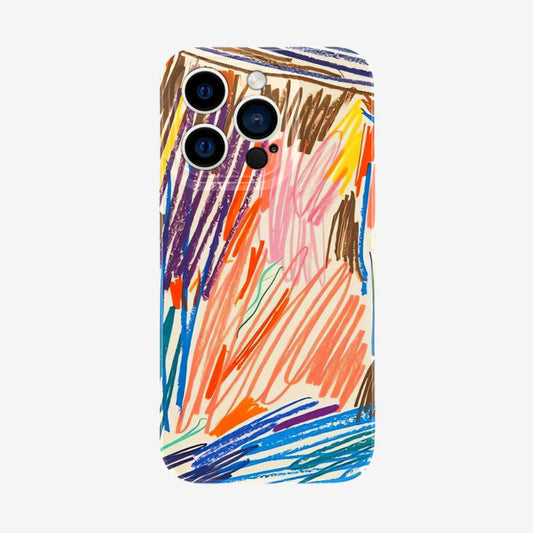 Crayon Chaos - Artistic iPhone Case MagSafe