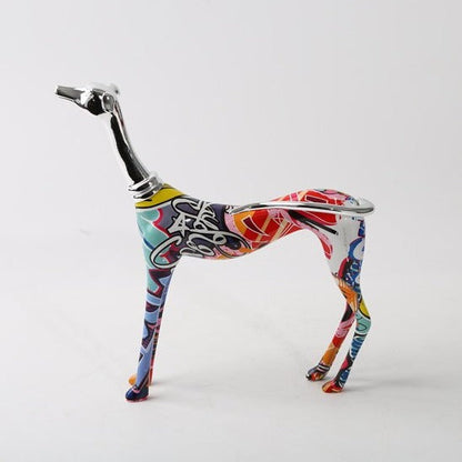 Artcharya Graffiti Greyhound Statue