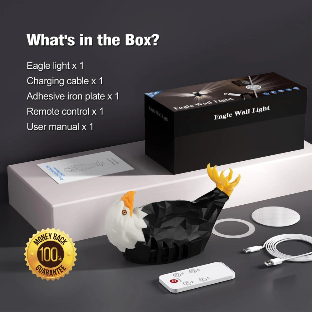 Artcharya Wireless Eagle Wall Light