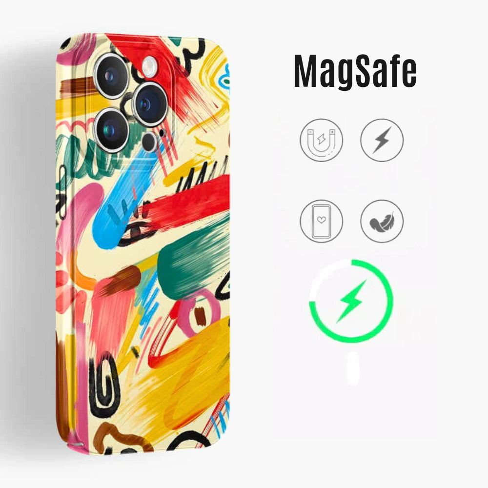 Expressive Canvas - Artistic iPhone Case MagSafe