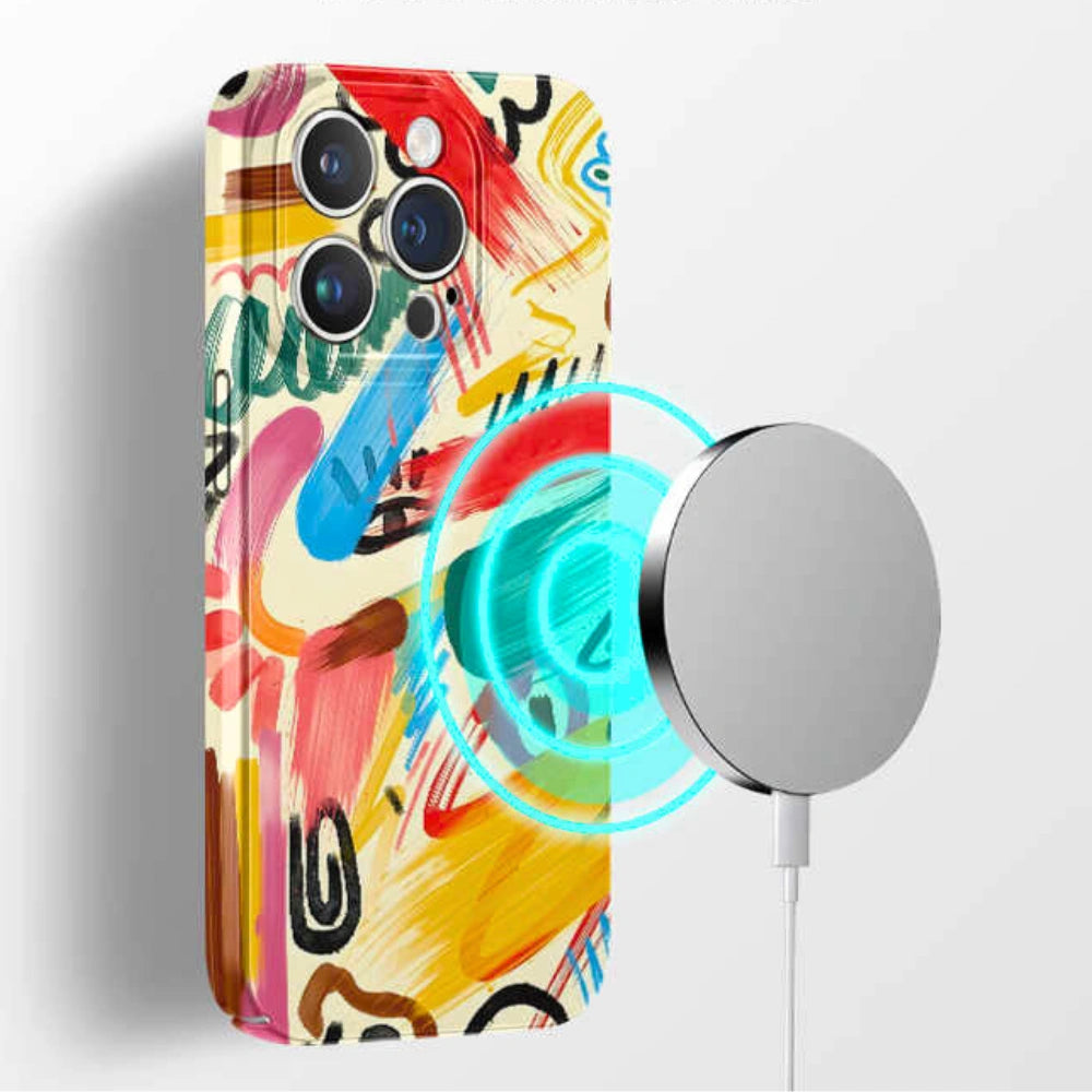 Expressive Canvas - Artistic iPhone Case MagSafe