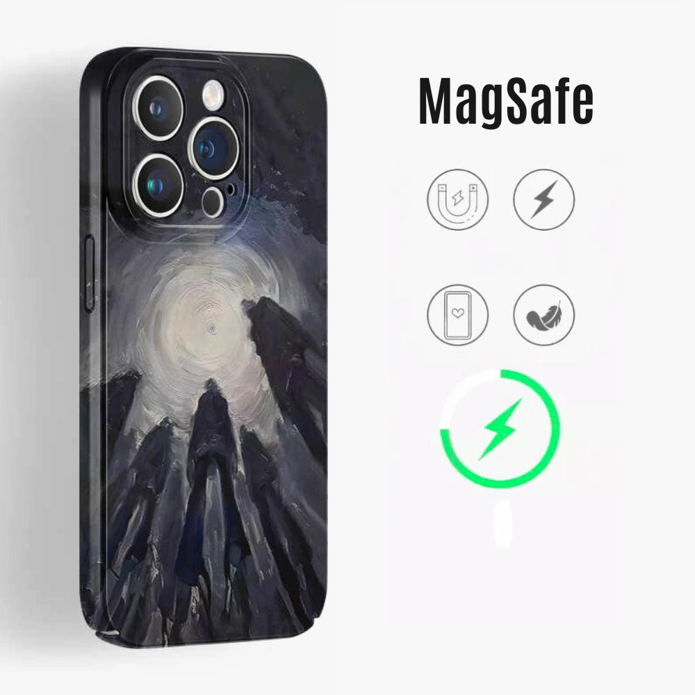 Moonlit Figures - Artistic iPhone Case MagSafe