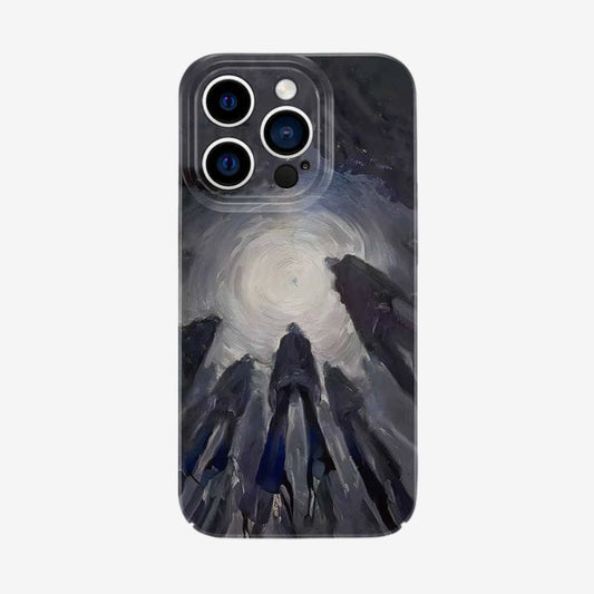 Moonlit Figures - Artistic iPhone Case MagSafe