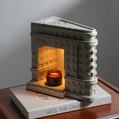 Wukang Building Concrete Candle Warmer Lamp