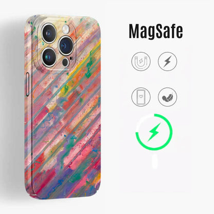 Pastel Stripes - Artistic iPhone Case MagSafe