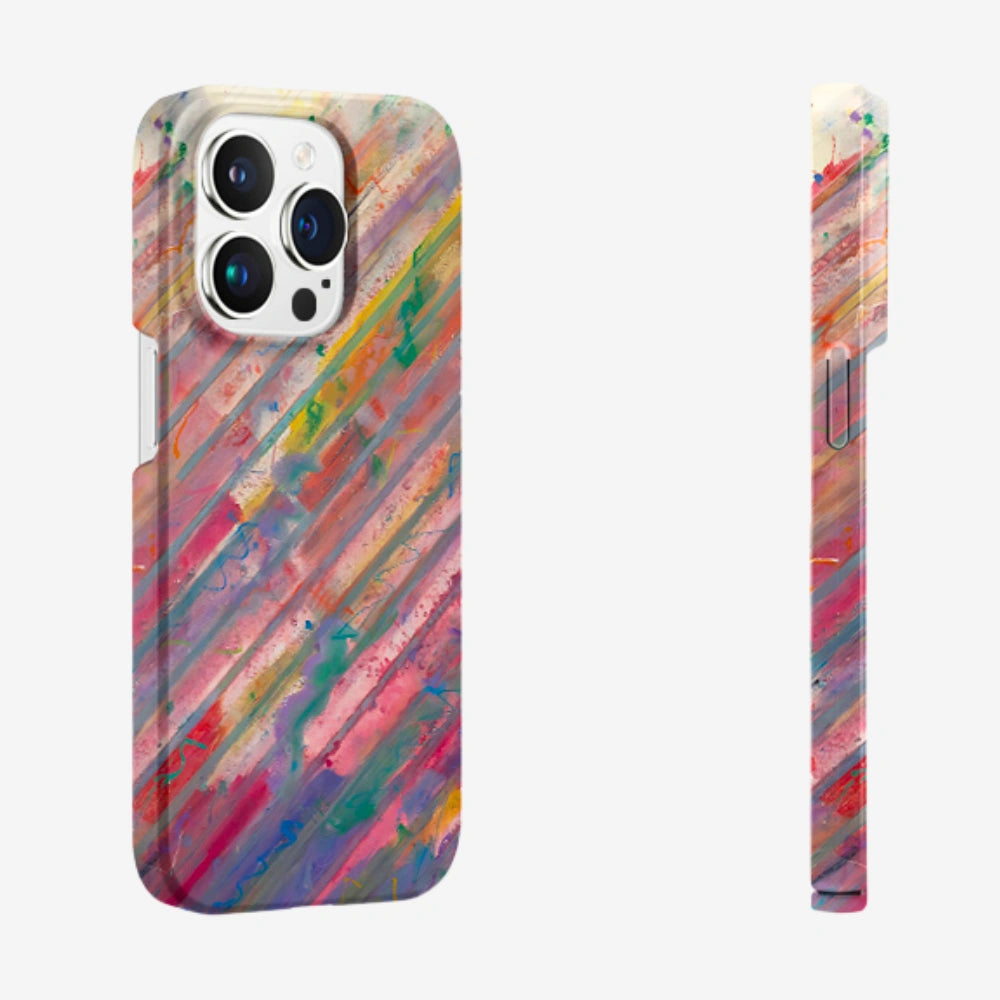 Pastel Stripes - Artistic iPhone Case MagSafe