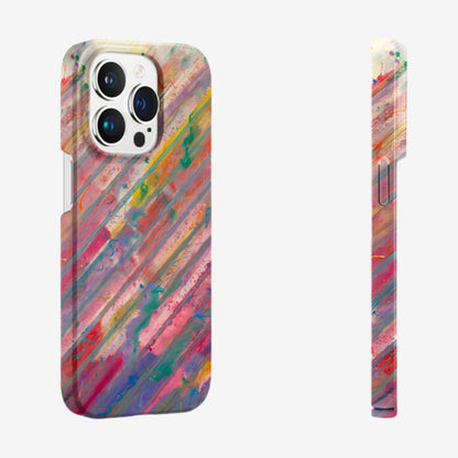 Pastel Stripes - Artistic iPhone Case MagSafe