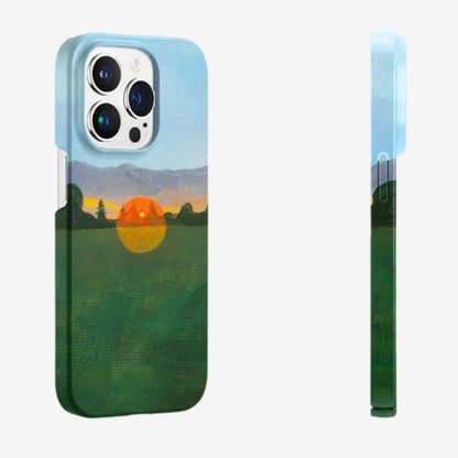 Golden Horizon - Artistic iPhone Case MagSafe