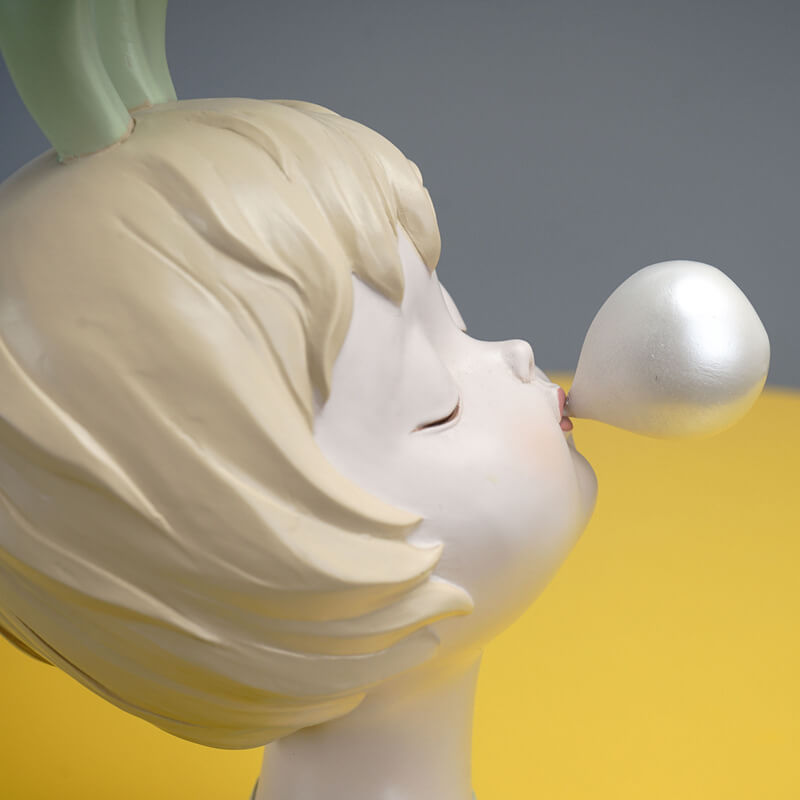 Rabbit Girl Resin Ornament