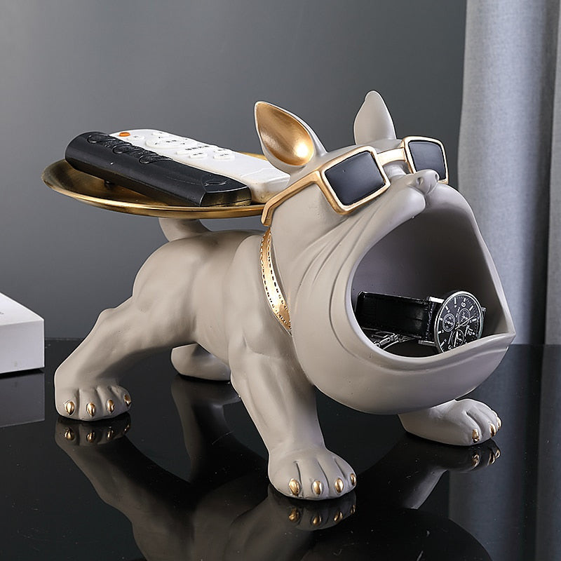 ArtZ® Bodybuilder Bulldog Storage Bin And Tray - ArtZMiami