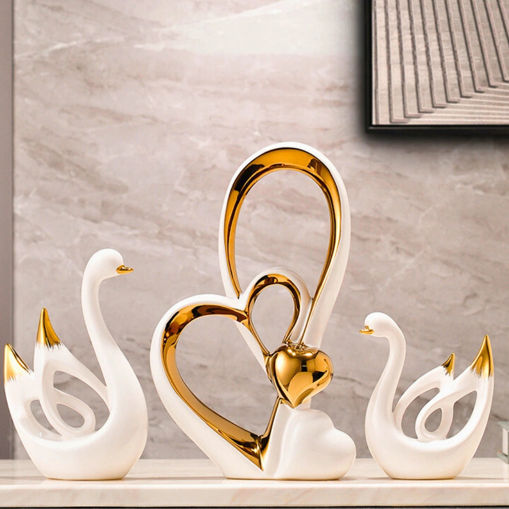 Unity of Hearts - Porcelain Symbol of Love