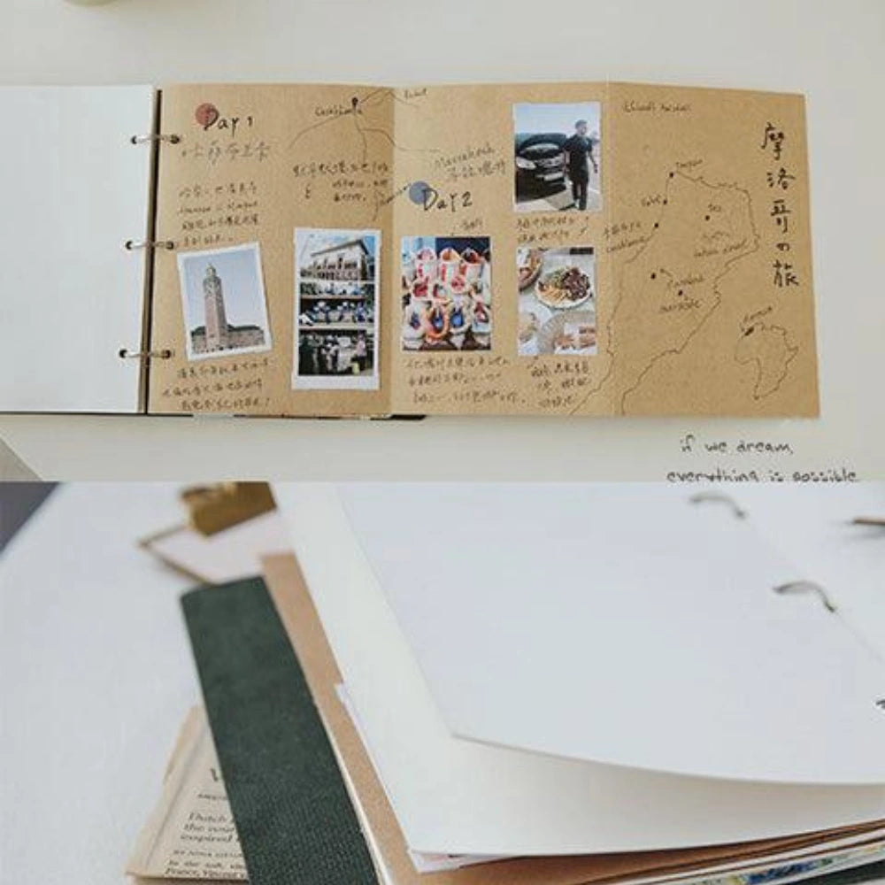 Handmade Vintage Watercolor Sketchbook