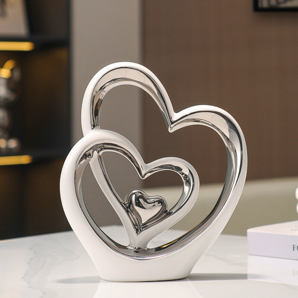 Hearts Entwined - Porcelain Symbol of Love