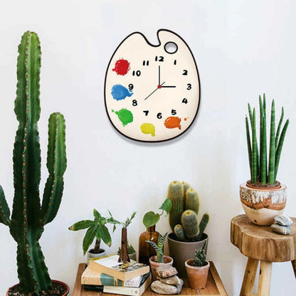 Artcharya Paint Palette Style Wall Clock