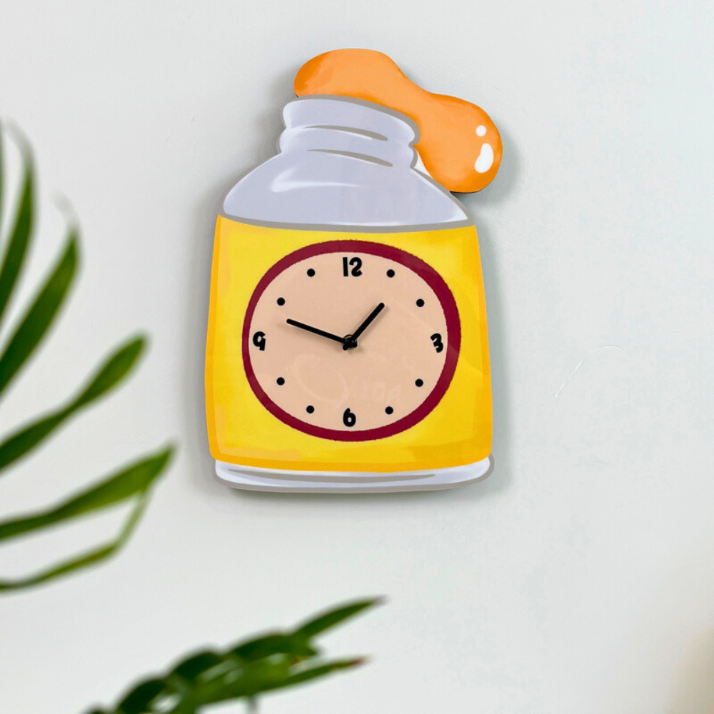 Artcharya Squeeze of Paint Wall Clock